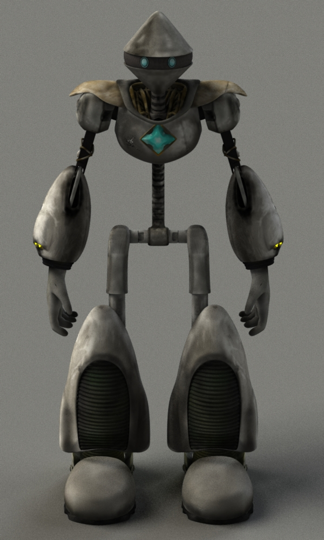 robot modelled obj