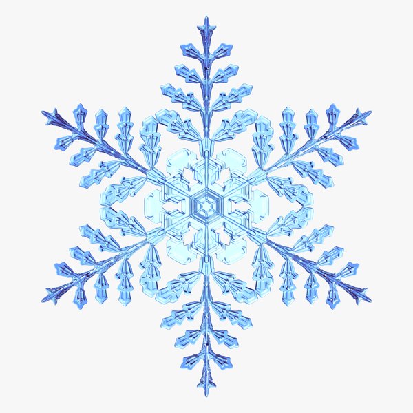 snowflakes new 3d max