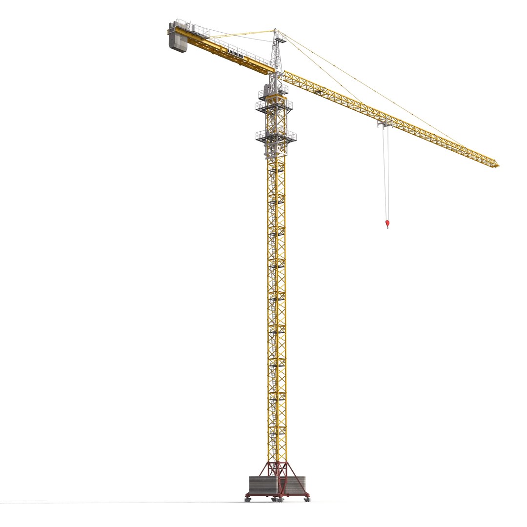 Tower Crane Liebherr 3D Model 3D model preview