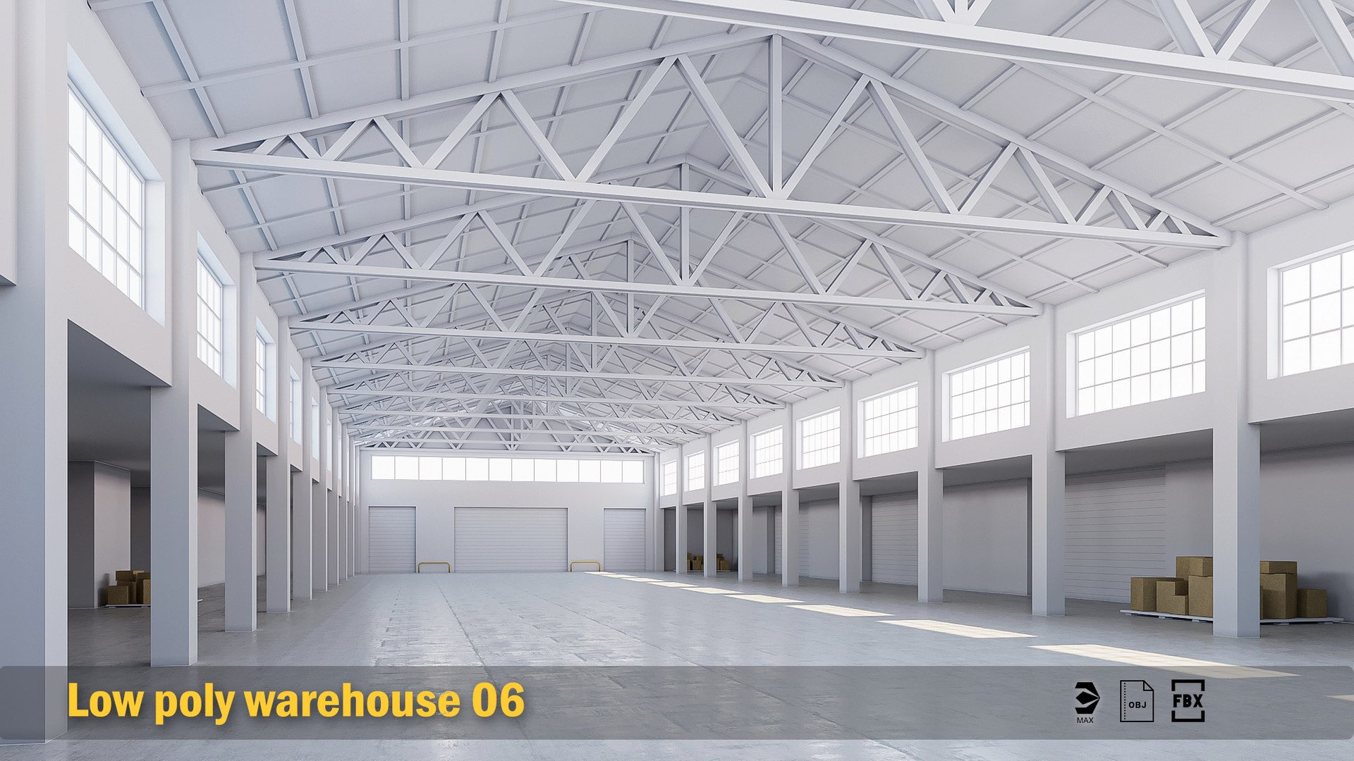 5 Lowpoly Interior Hall Vol 02 3D - TurboSquid 2073082