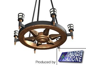 cart pendant lamp 3d max