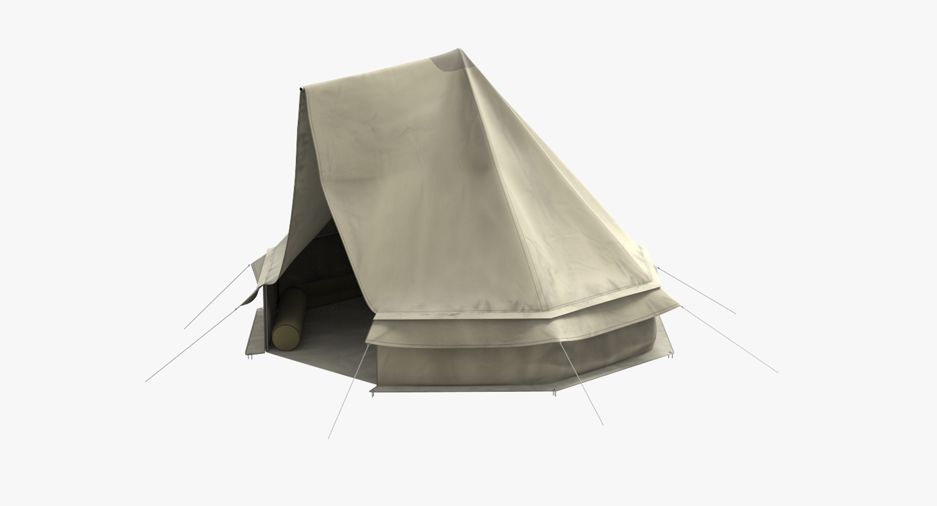 3D Octagon Camping Tent - TurboSquid 1415646
