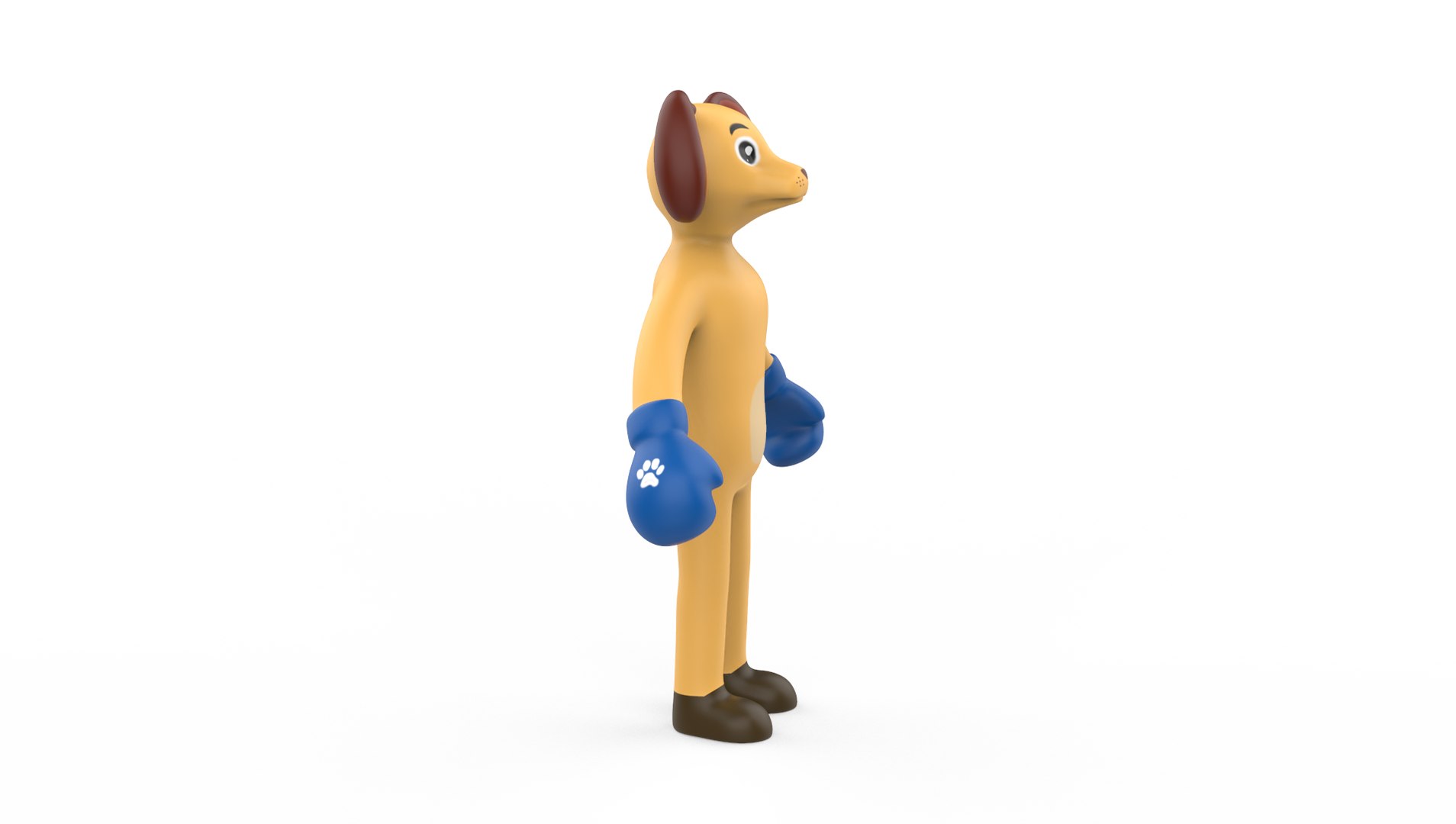 3D Boxing Dog Animal Animated Model - TurboSquid 2168280