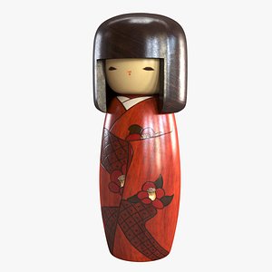 kokeshi sosaku doll model