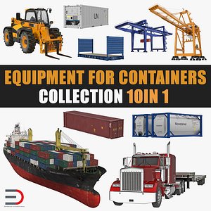 Equipment for Containers 3D Models Collection