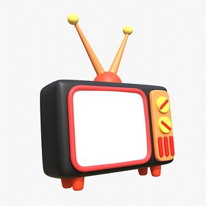 Television 3D model