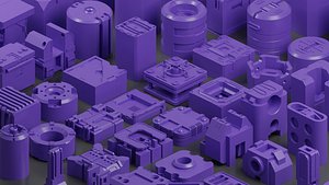 hard modules scifi model