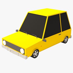 Cartoon Car Hatchback 3D