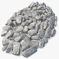Heap Big Grey Stones