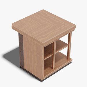 3D model Japanese Furniture Kit - Counter 3 of 7 Inner Corner