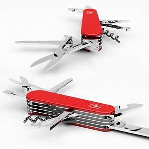 3D Swiss Army Knife model
