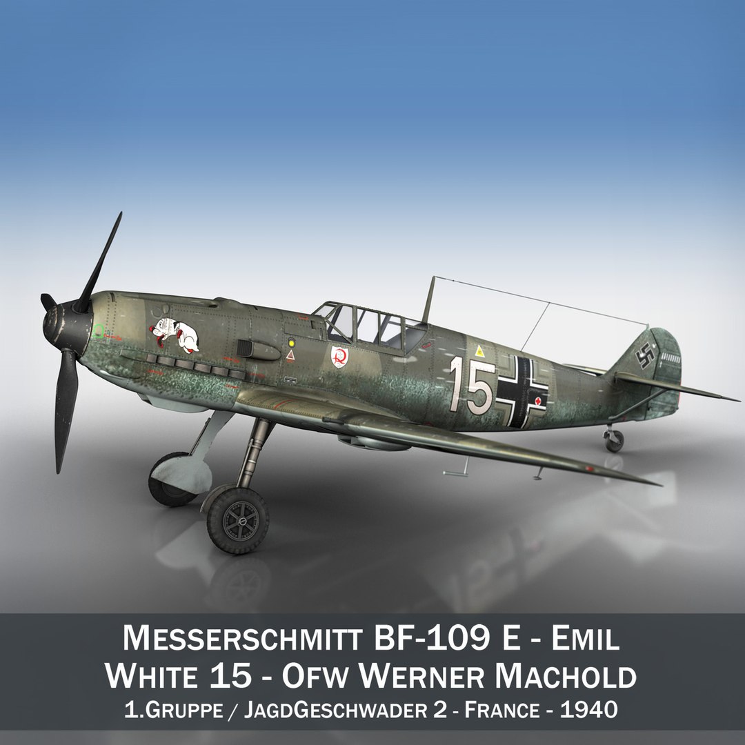 messerschmitt - bf-109 e 3D https://p.turbosquid.com/ts-thumb/QS/Wxw2L1/ZHOzI69L/white1502/jpg/1540622477/1920x1080/fit_q87/83524fab748db4710d00d9bc19011fc7c6c541da/white1502.jpg
