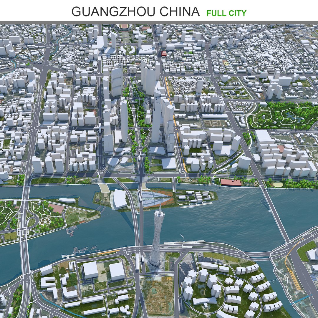 MUYU Magnete Frigorifero 3D Guangzhou Cina - Souvenir Da Viaggio In Poliresina, 7x5 Cm, Decorazione Casa