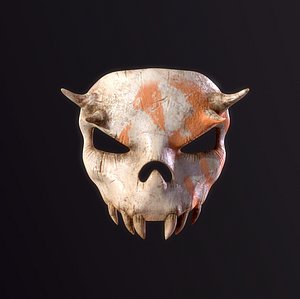 Skull Mask with horns