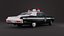 Auto della polizia 1971 NY Low-Poly