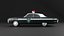 Auto della polizia 1971 NY Low-Poly