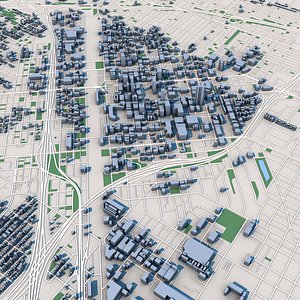 Fresno San Joaquin Valley California United States 3D model