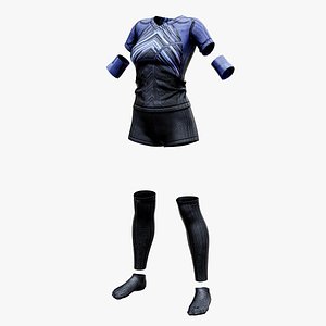 3D Womens Volleyball Uniforms Set1