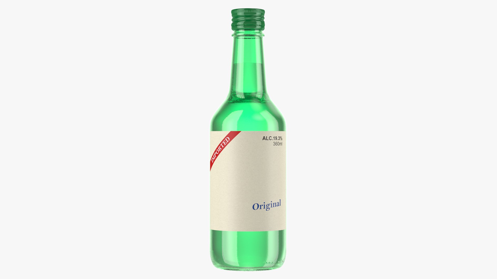 Alcoholic Beverage 3D model preview