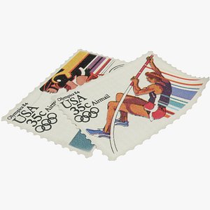 3D postage stamps