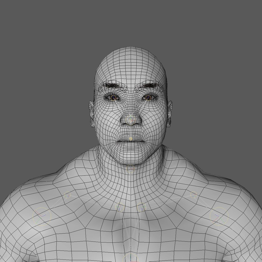 3d Model Realistic Asian Man Rigged