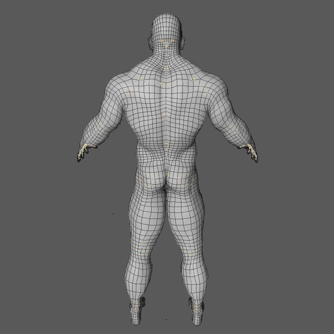3d Model Realistic Asian Man Rigged