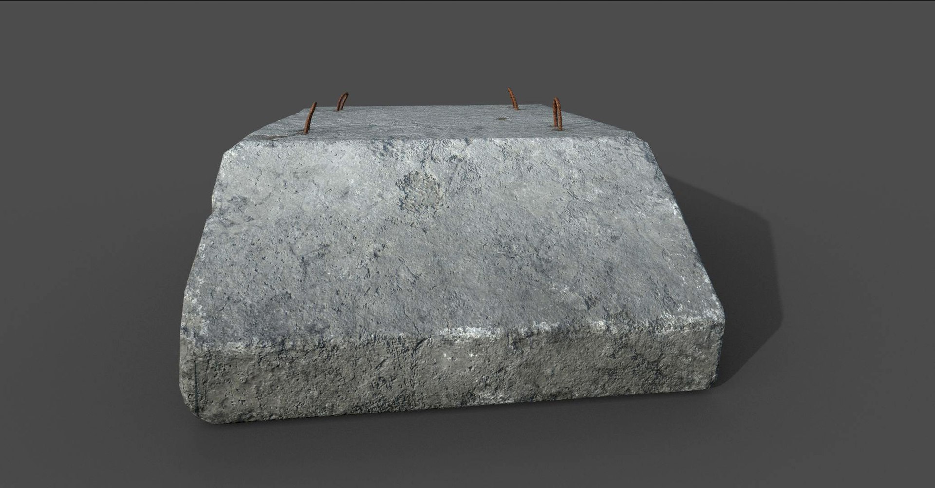 3D Concrete Block Set PBR Model - TurboSquid 1909414