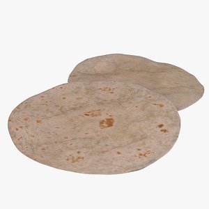 tortilla flatbread 3D model
