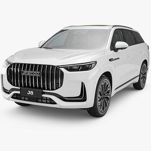 3D 2024 Chery Jaecoo J8 With Interior