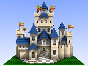 Lego compatible style bricks castle
