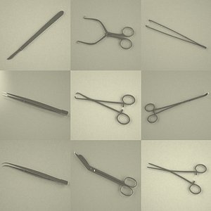 surgery tools 3ds