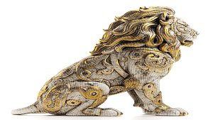 3D Golden Lion