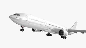 Airbus A330-300 Generic White