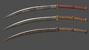 3D thracian weapon model