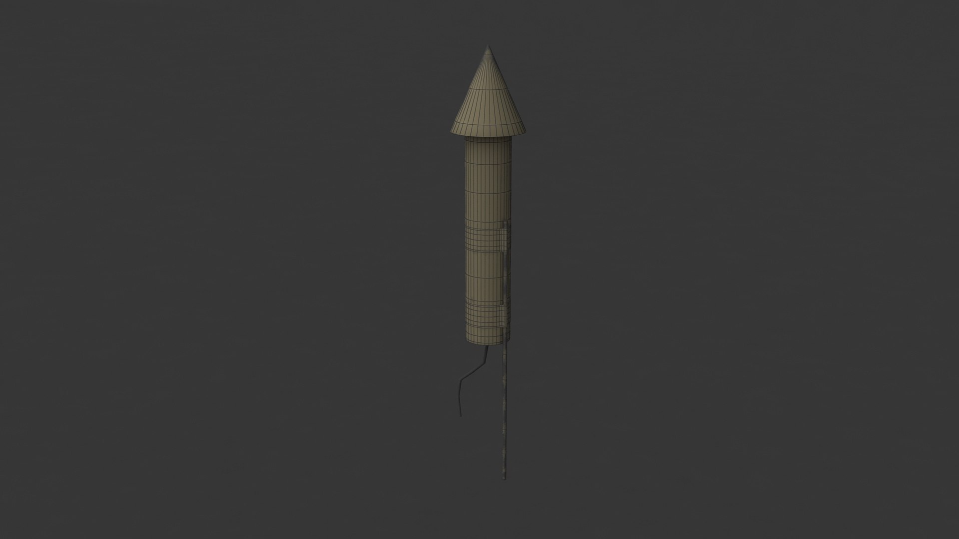 Firework Rocket 3D - TurboSquid 2007691