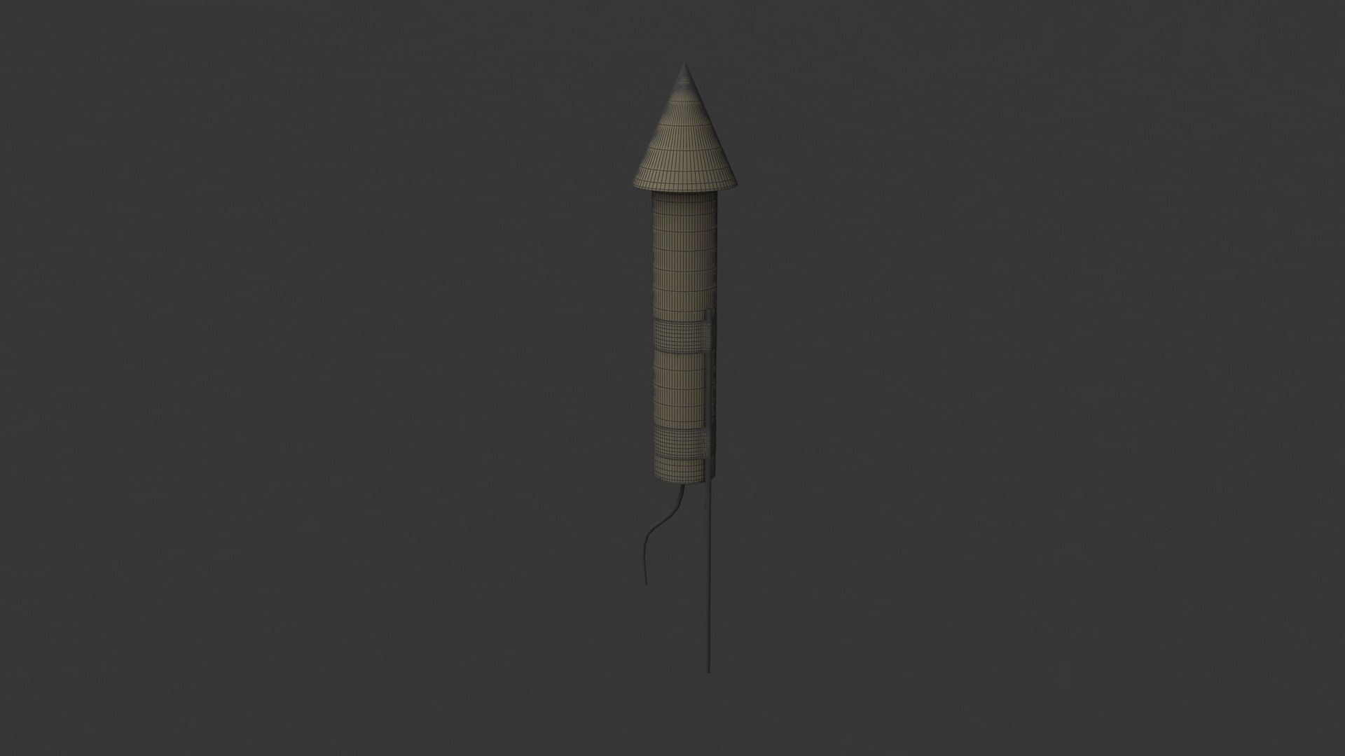 Firework Rocket 3D - TurboSquid 2007691