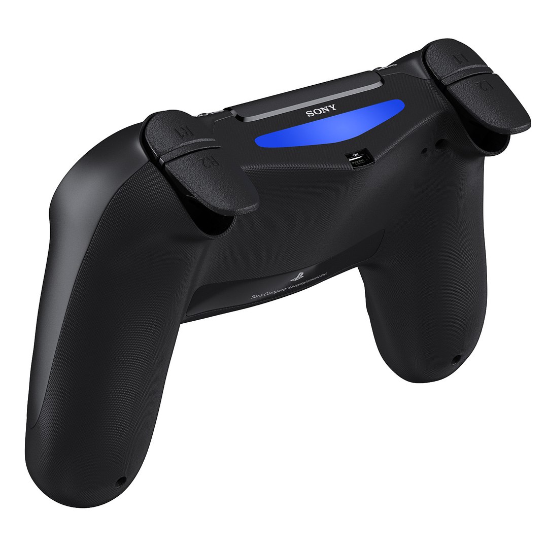 3d Sony Playstation 4 Controller Model