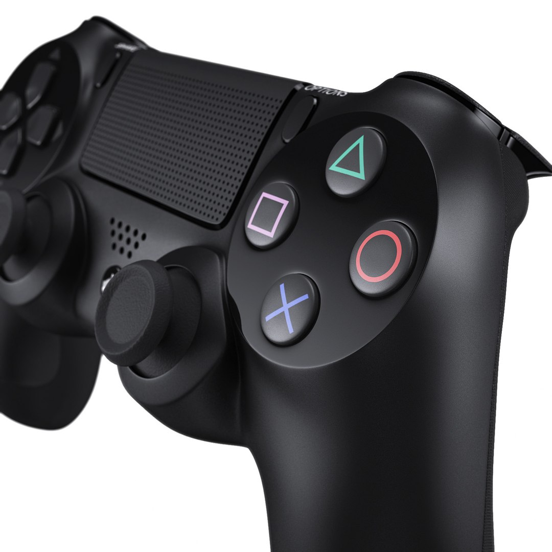 3d Sony Playstation 4 Controller Model