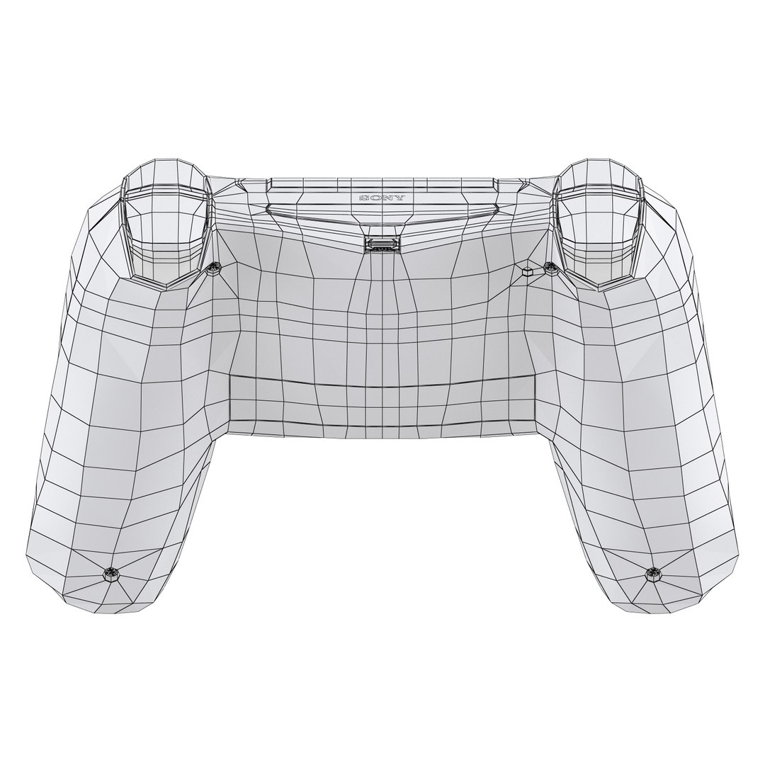 3d Sony Playstation 4 Controller Model
