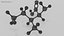 Isoleucine molecule model