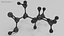 Isoleucine molecule model