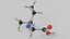 Isoleucine molecule model