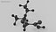 Isoleucine molecule model