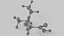 Isoleucine molecule model