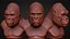 Gorilla Head Sculpture