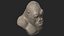 Gorilla Head Sculpture