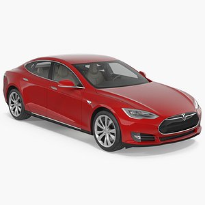 Tesla Model S 60 2015 3D Model
