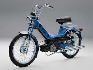 3D Puch Maxi Classic Moped model