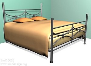 Free Double Bed 3D Models For Download | TurboSquid