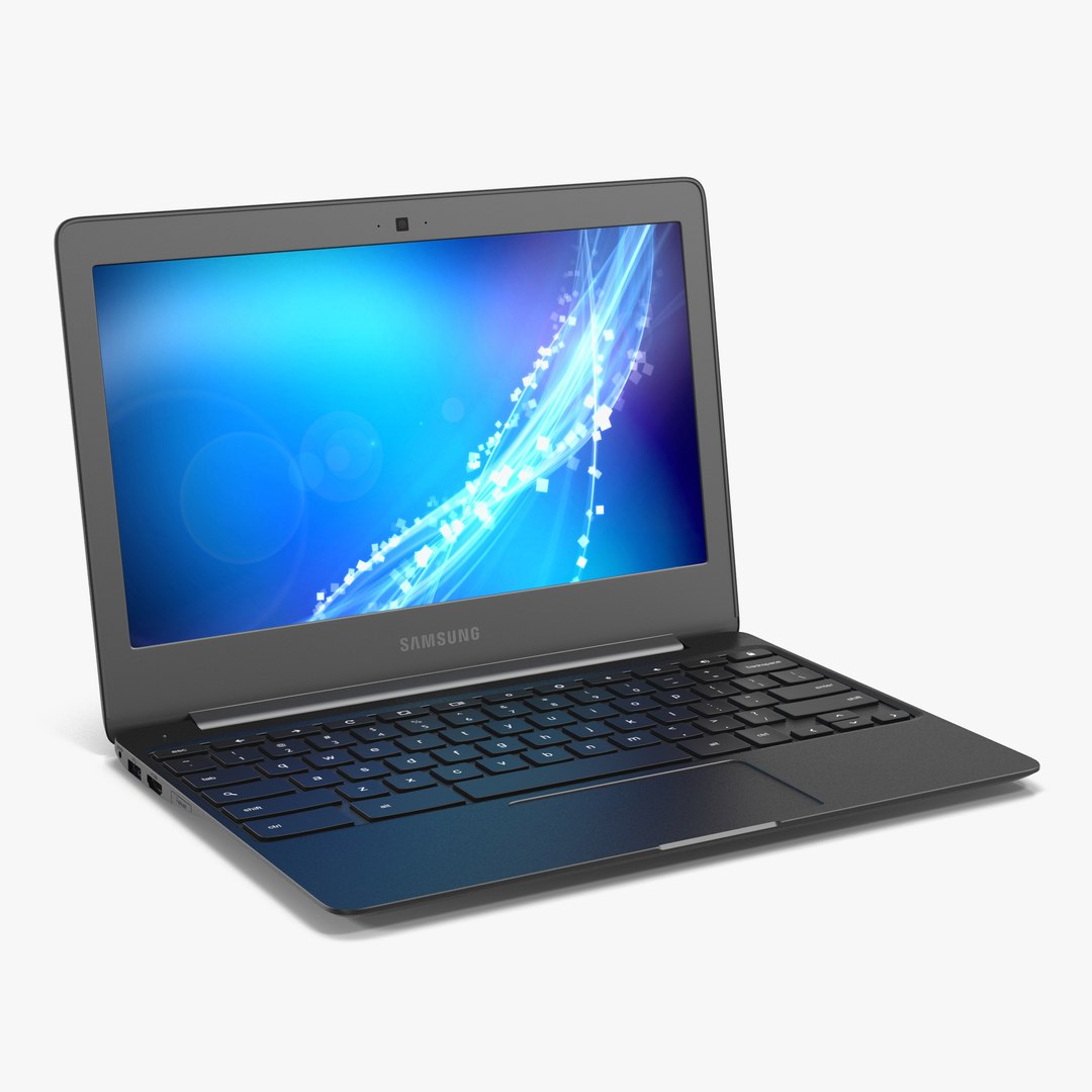 Samsung Chromebook 2 11.6 Black 3D Model 3D model preview